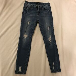 Wax Jeans Juniors Distressed 